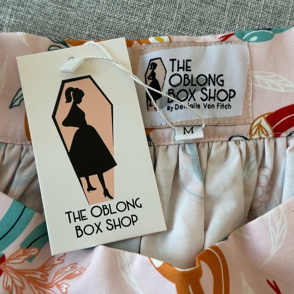 The Oblong Box Slithering Snake Print Circle Skirt, NWT, Size Medium - Picture 3 of 6